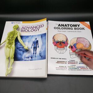 Apologia Advanced Biology 2nd Ed Human Body Textbook + Anatomy Coloring Book